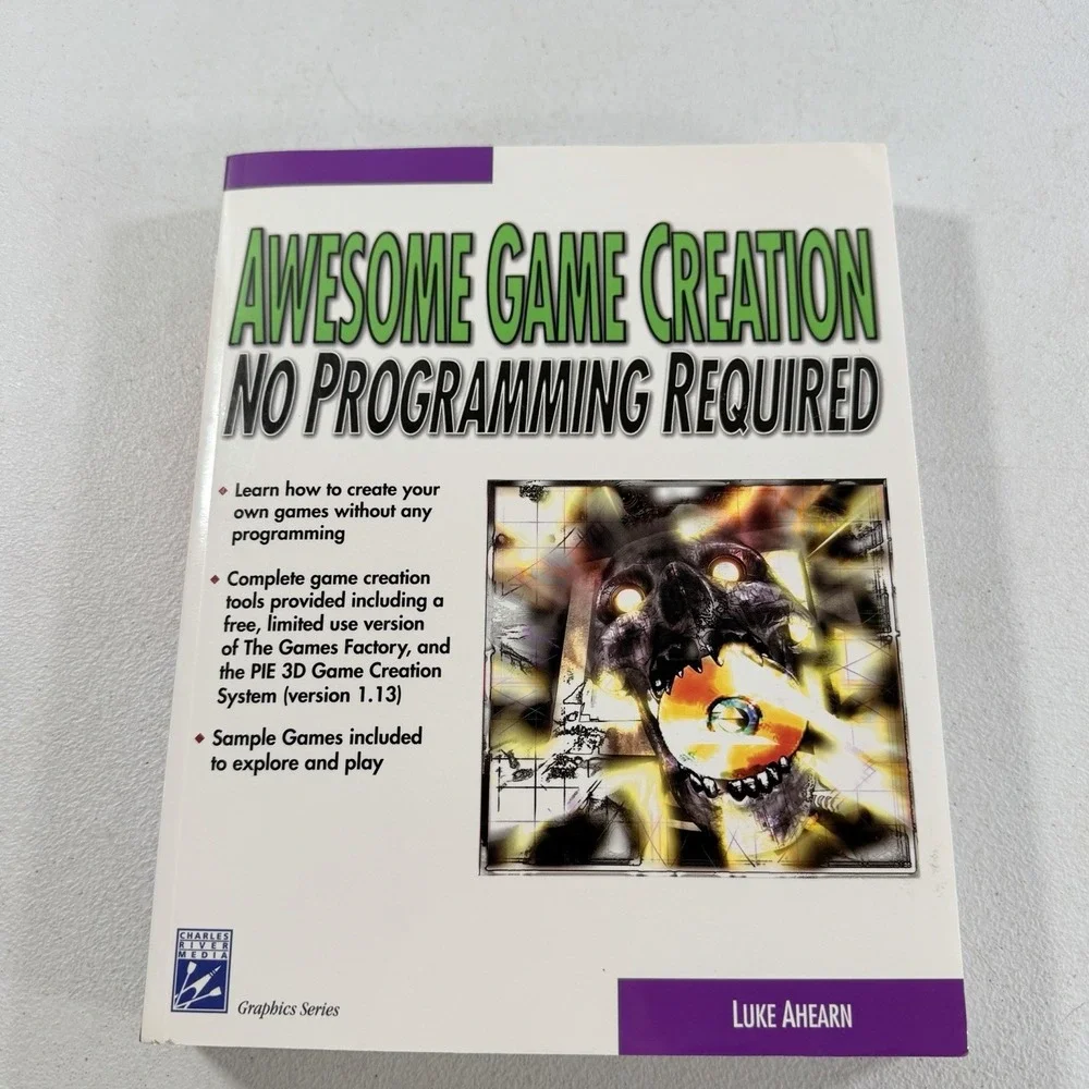 Awesome Game Creation: No Programming Required W/ CD Luke Ahearn‎ 2000 NEW